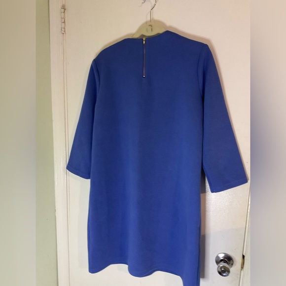 Tuckernuck Blue Midi Dress with Black and White Accents - Picture 3 of 6